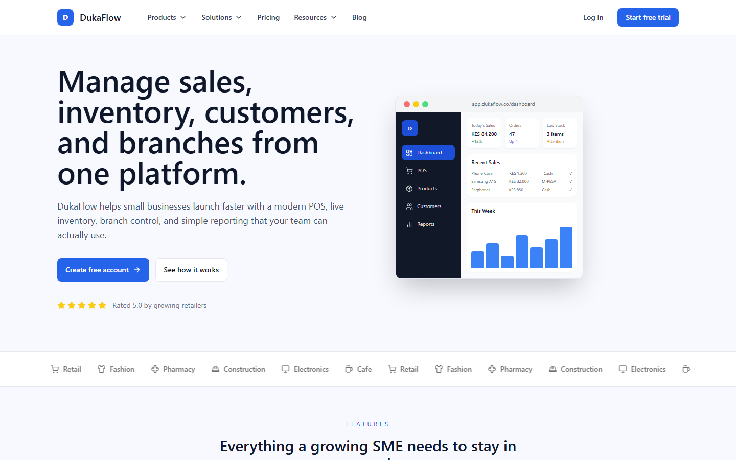 DukaFlow Retail POS Platform